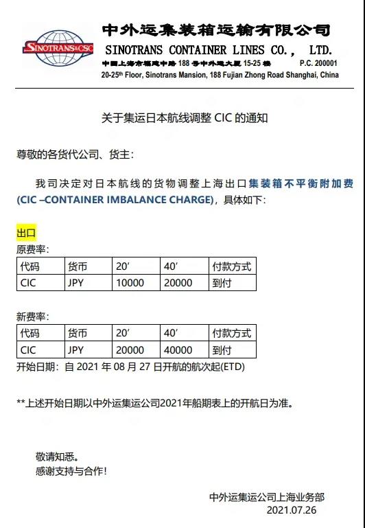 黃金周！馬士基建議盡快預(yù)訂集裝箱！多家船公司開始征收上調(diào)多項(xiàng)附加費(fèi)