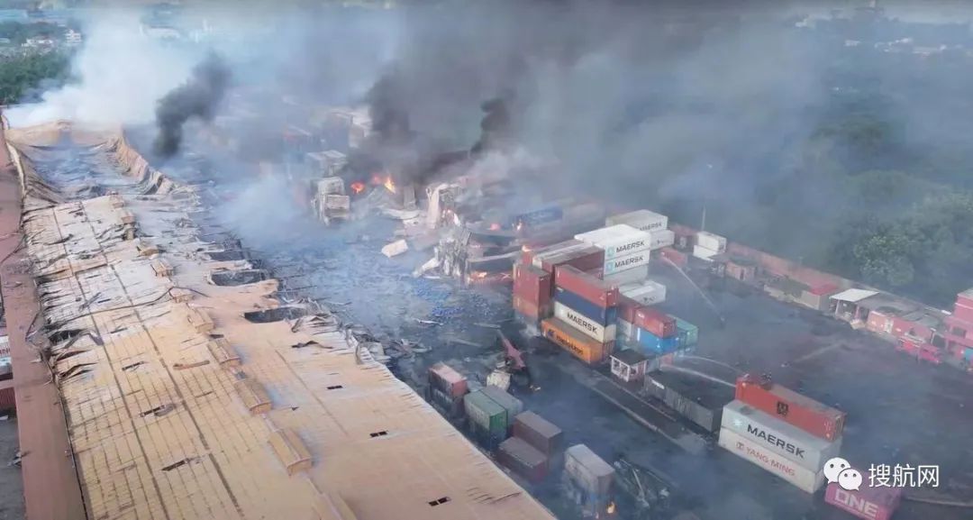 突發(fā)！一集裝箱堆場爆炸起火，49人遇難1000多個(gè)貨柜被燒毀！經(jīng)濟(jì)損失或超1億美元