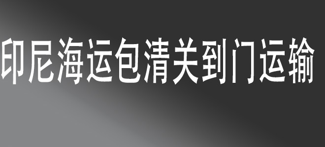  中國(guó)至印度尼西亞全鏈條物流服務(wù)：安全、高效、一站式解決方案