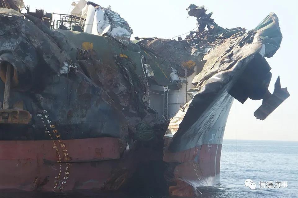 兩船碰撞，VLCC船頭都沒了！長榮海運(yùn)在英國高院贏得官司